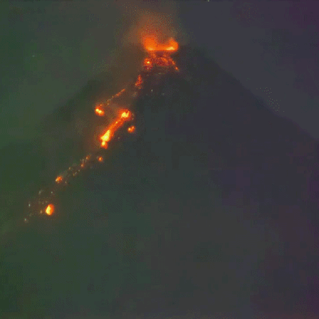 Meteor kraj vulkana na Filipinima