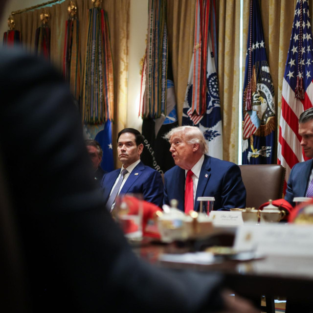 Marco Rubio, Donald Trump i Pete Hegseth