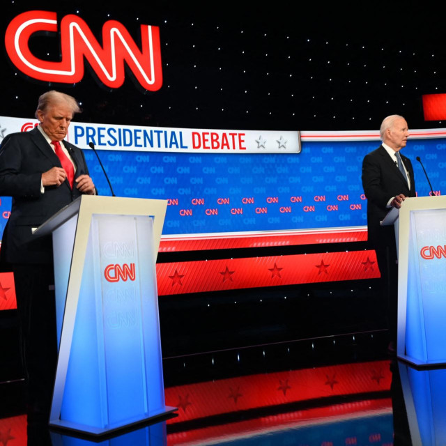 Debata Donalda Trumpa i Joea Bidena