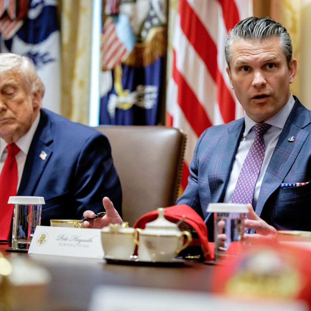 Pete Hegseth i Donald Trump