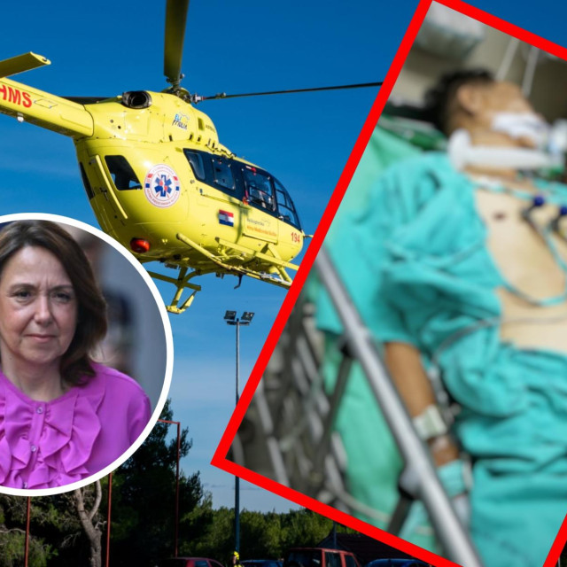 Hoće li reagirati minsitrica Irena Hrstić? Jer čemu služe helikopteri ako ne hitnom prijevozu...