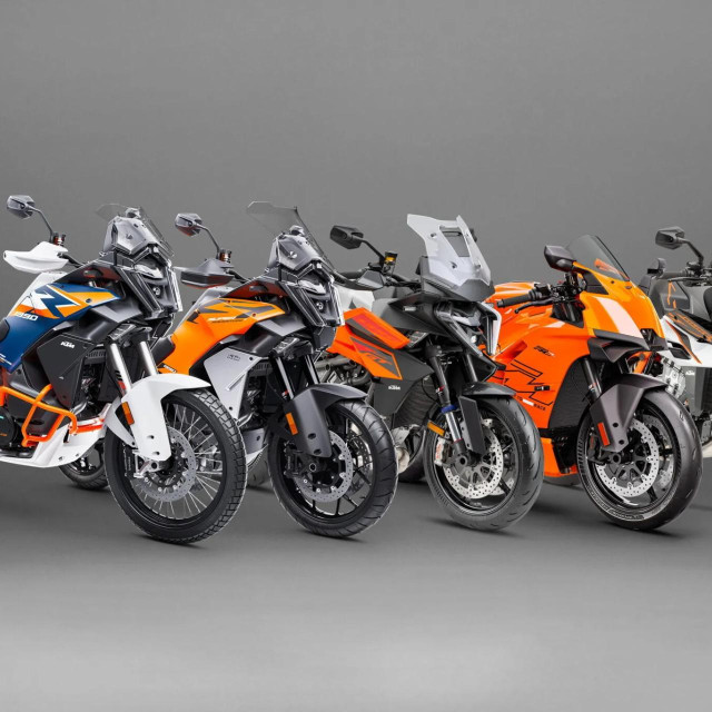 KTM motocikli, ilustracija