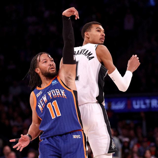 Jalen Brunson i Victor Wembanyama neće voditi puno direktnih dvoboja, ali uspjeh Knicksa, odnosno Spursa, ovisi upravo o njima dvojici