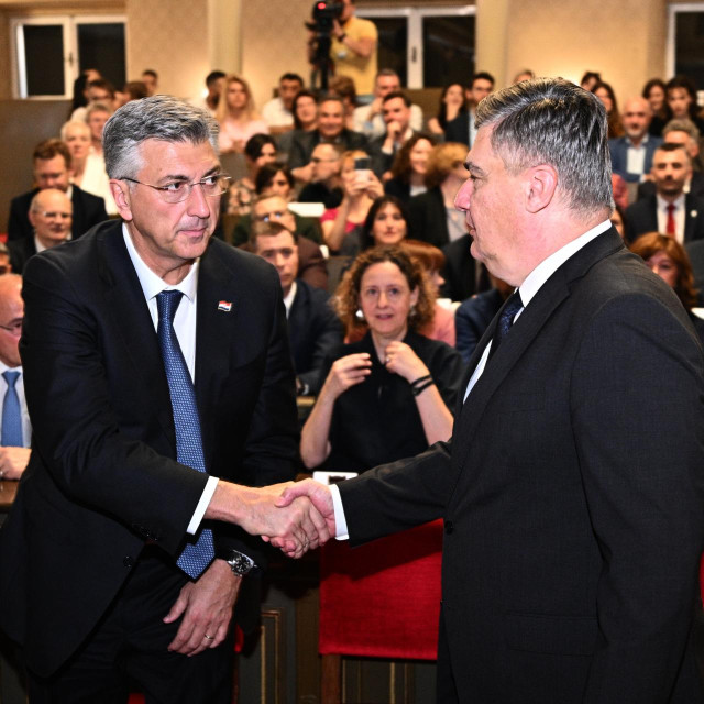 Susret Plenkovića i Milanovića 