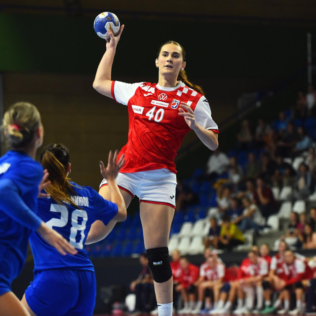 Tena Petika u dresu hrvatske reprezentacije 2023. godine