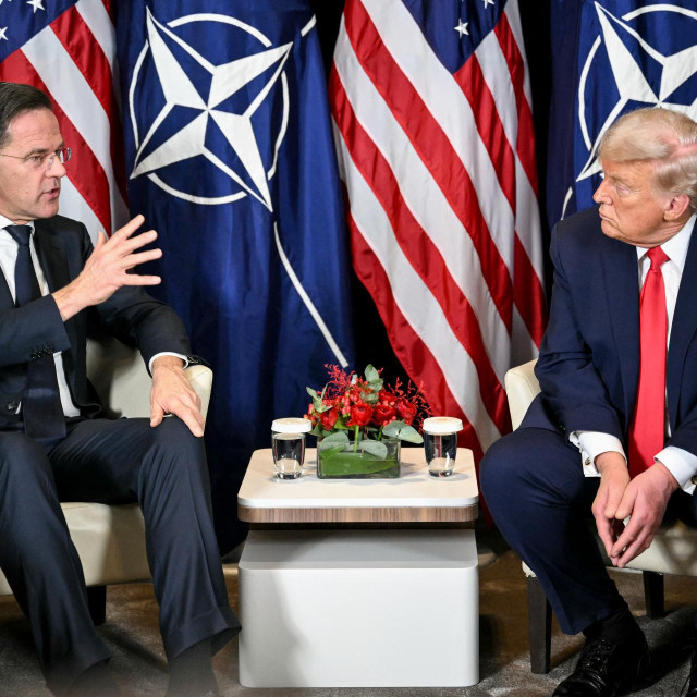 Donald Trump i Mark Rutte