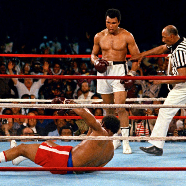 George Foreman i Muhammad Ali