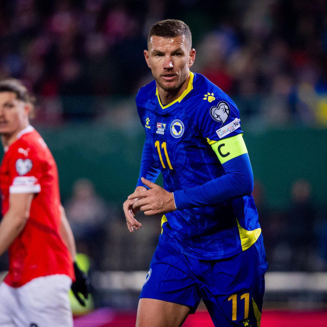 Edin Džeko, kapetan reprezentacije Bosne i Hercegovine