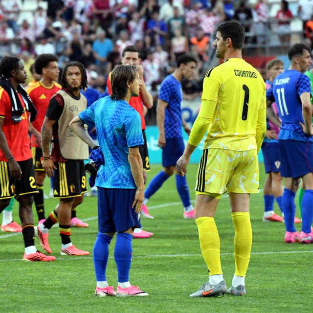 Luka Modrić, Thibaut Courtois