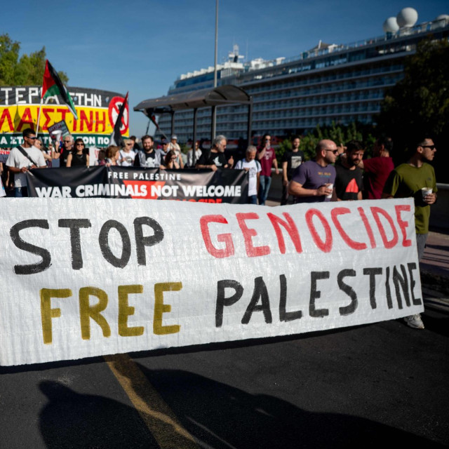 Pro-palestinski transparent