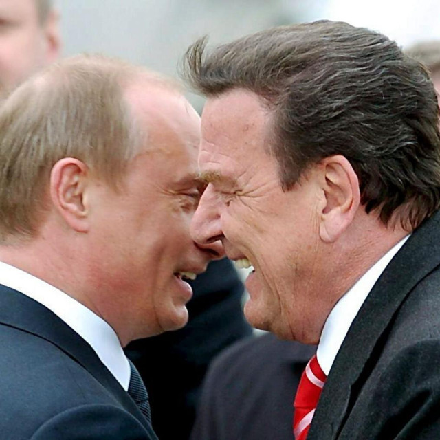 Gerhard Schröder i Vladimir Putin