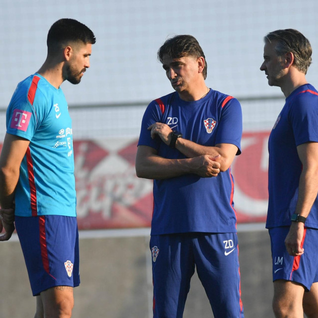 Martin Erlić, Zlatko Dalić i Luka Milanović