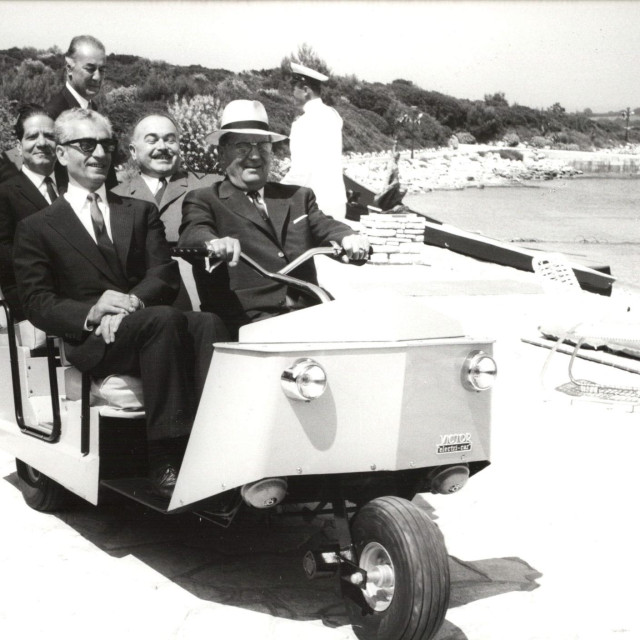 Posjet šaha Reze Pahlavija Titu na Brijunima, 1966. 
