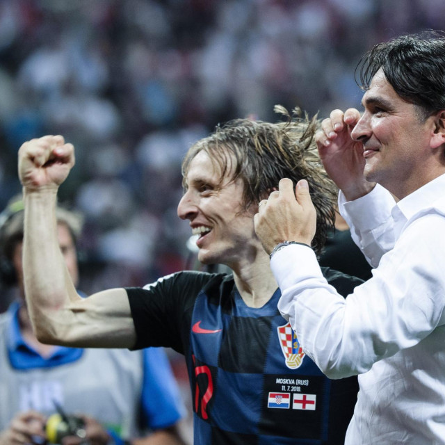 Luka Modrić i Zlatko Dalić