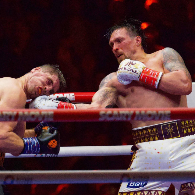 Rico Verhoeven (lijevo) i Oleksandr Usik (desno)