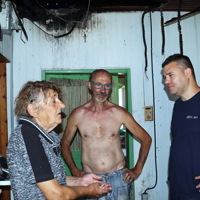 Načelnik općine Nikola Horvat obišao opožarenu obiteljsku kuću u Kraljevoj Velikoj