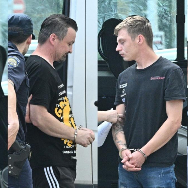Osumnjičeni Filip P. (29), Franjo D. (43), N. T. (19) i Matej Č. (28)