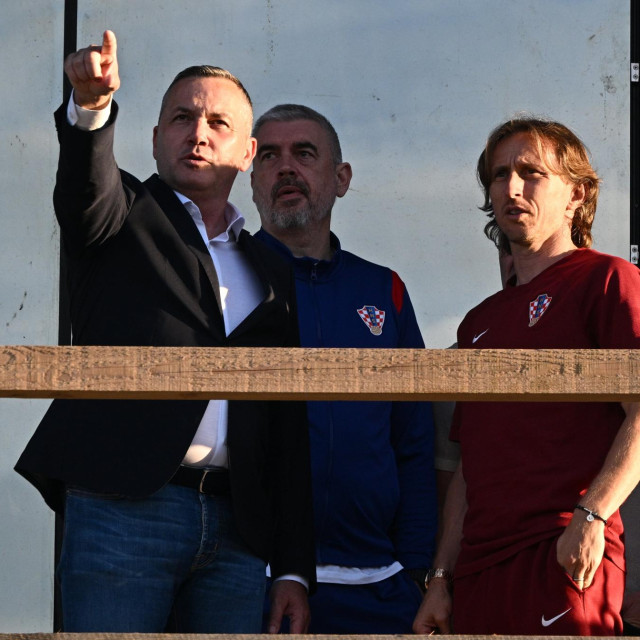 Marijan Kustić i Luka Modrić