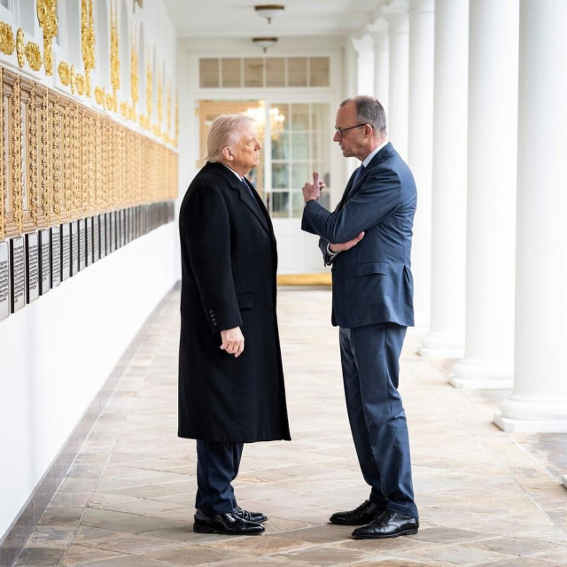 Donald Trump i Friedrich Merz