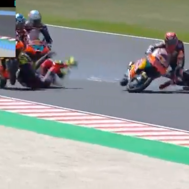 Moto3 sudar u Mađarskoj