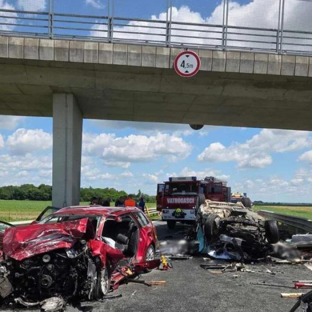 Teška nesreća na obilaznici! Smrtno stradale četiri osobe, prizori su stravični, FOTO: Informativni centar Virovitica