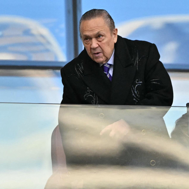 David Sullivan u loži za vrijeme utakmice West Ham Uniteda