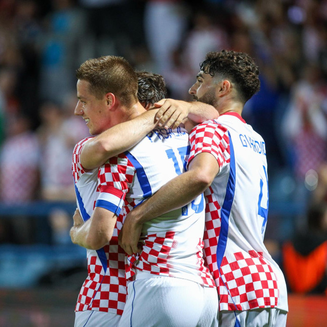 Mario Pašalić slavi pobjedonosni pogodak u Varaždinu