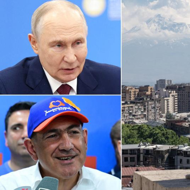 Vladimir Putin, Nikol Pašinjan; Erevan