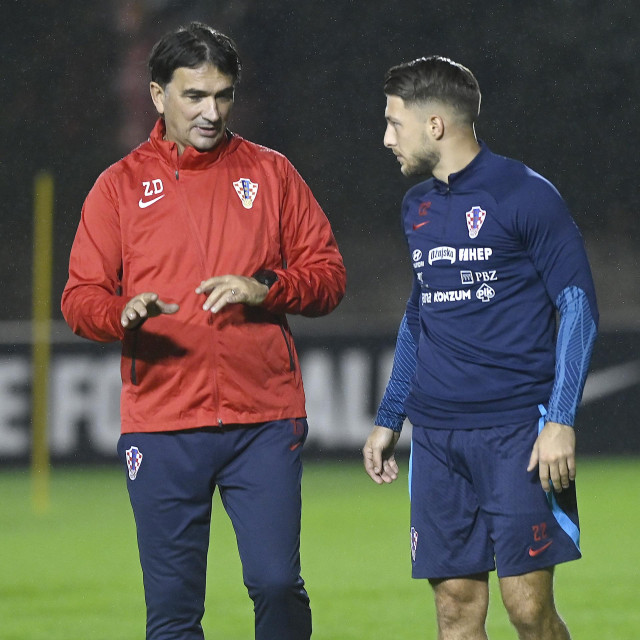 Zlatko Dalić i Marco Pašalić