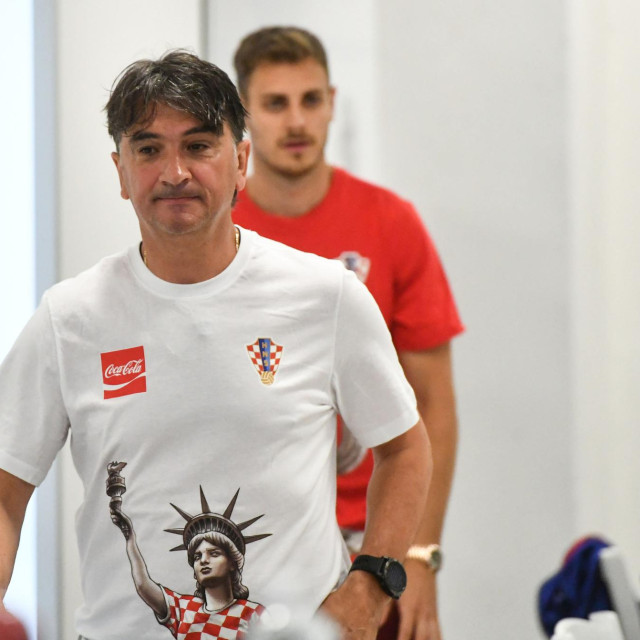 Zlatko Dalić i Josip Stanišić tijekom posljednjih dana hrvatskog dijela priprema za Svjetsko prvenstvo