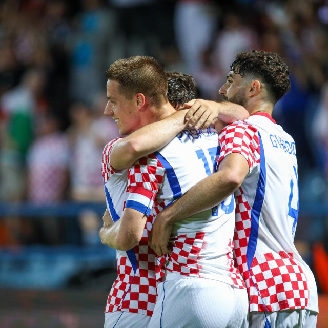 Mario Pašalić u proslavi pogotka