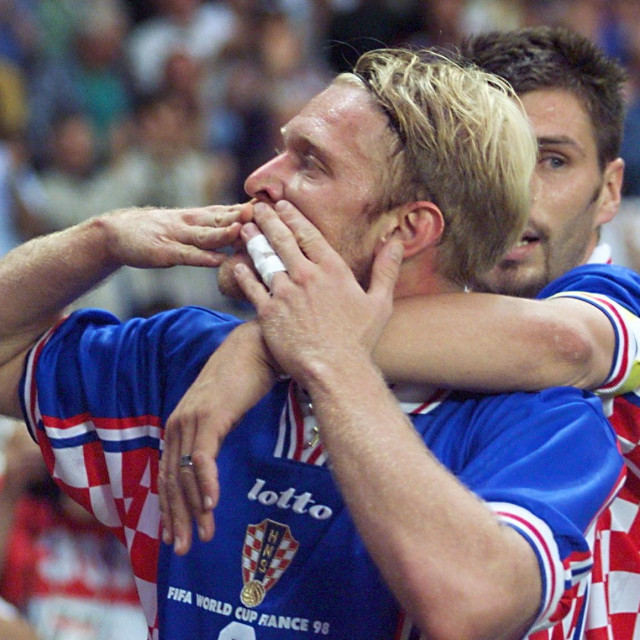 Robert Prosinečki nakon gola Nizozemskoj na Parku prinčeva u Parizu