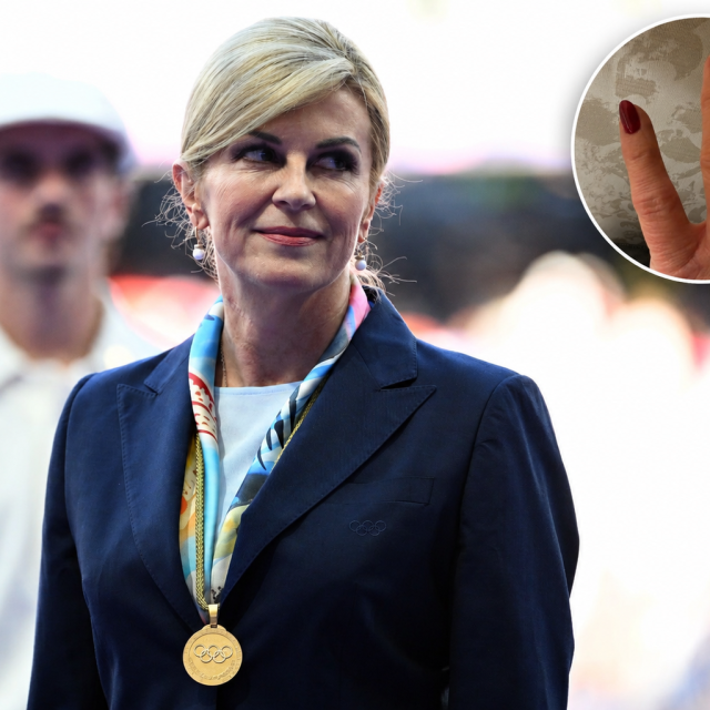 Bivša hrvatska predsjednica Kolinda Grabar Kitarović i natečena ruka