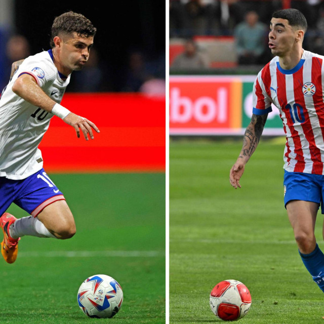 Najveća američka zvijezda Christian Pulisic iz Milana i paragvajska ”desetka” Miguel Almiron koji igra za Atlantu