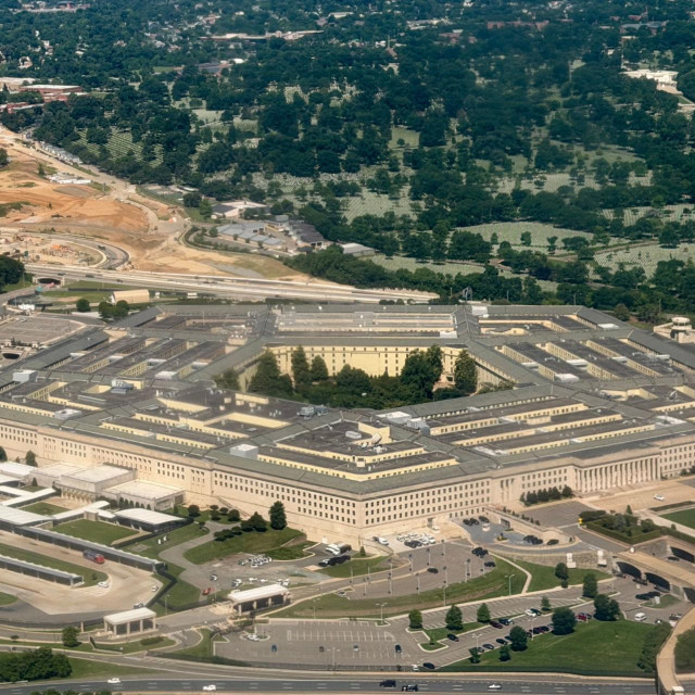 Zračni pogled na Pentagon, sjedište američkog Ministarstva obrane