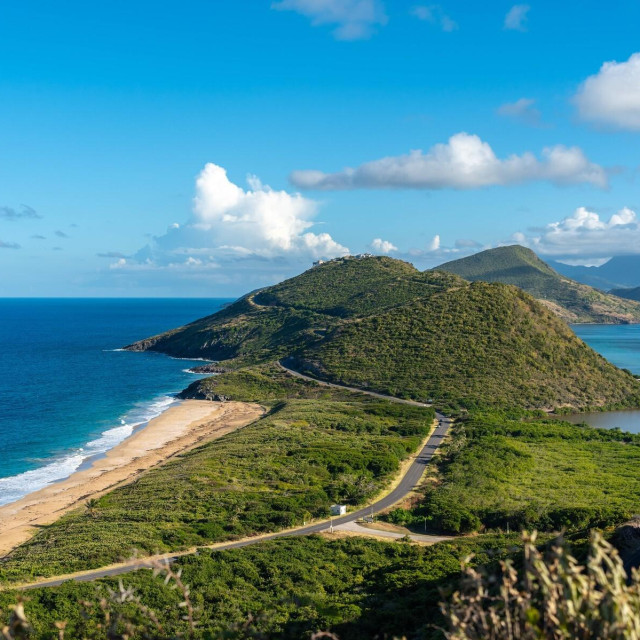 Ilustracija: Basseterre, St. Kitts, St. Kitts and Nevis