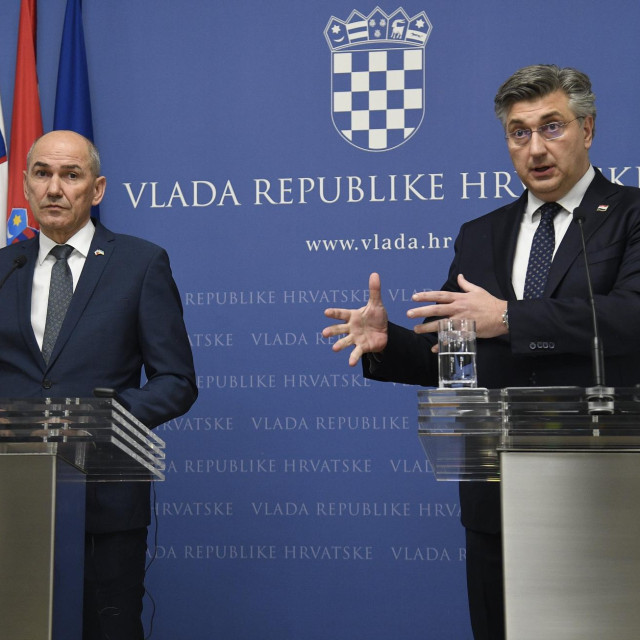 Janez Janša i Andrej Plenković