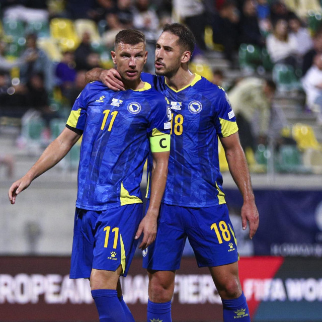 Edin Džeko i Nikola Katić