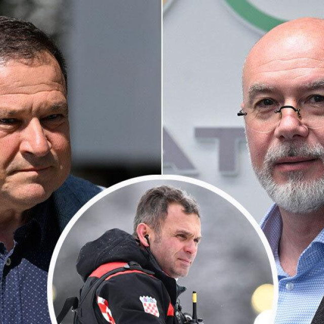 Damir Šegota i Siniša Krajač, u sredini Vedran Pavlek