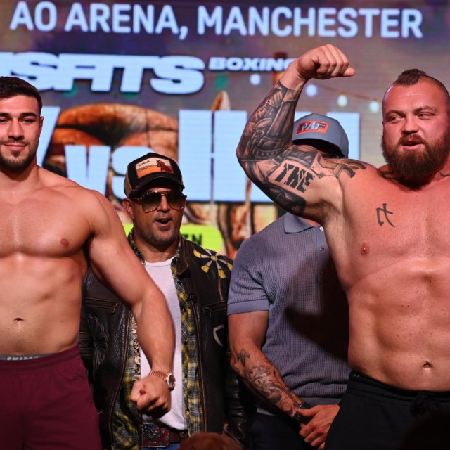 Tommy Fury i Eddie Hall 