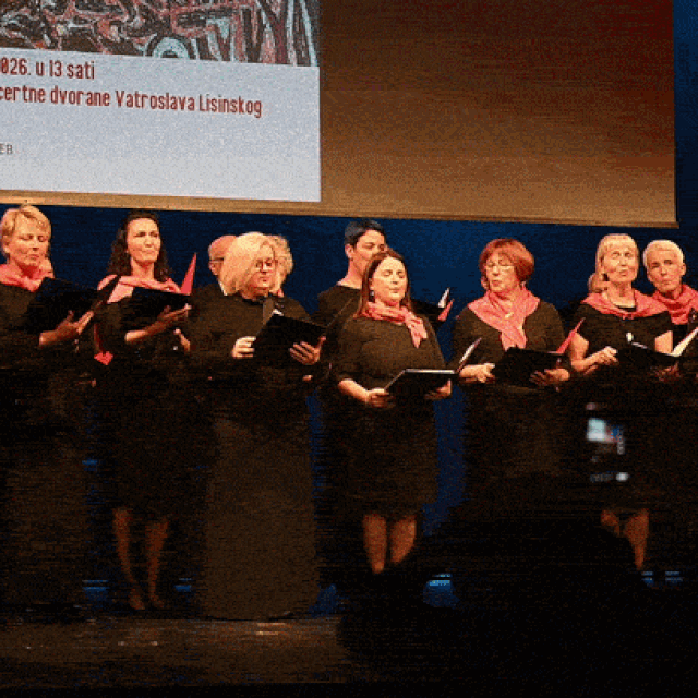 Koncert partizanske pjesme u prigodi Dana antifašističke borbe u Lisinskom
