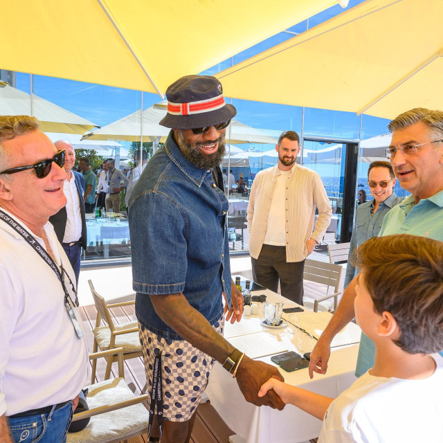 LeBron James susreo se s Andrejem Plenkovićem i posebno razeselio njegovog sina