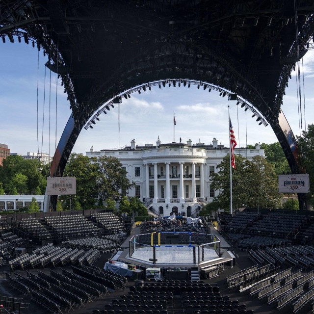 UFC Freedom 250 ispred Bijele kuće