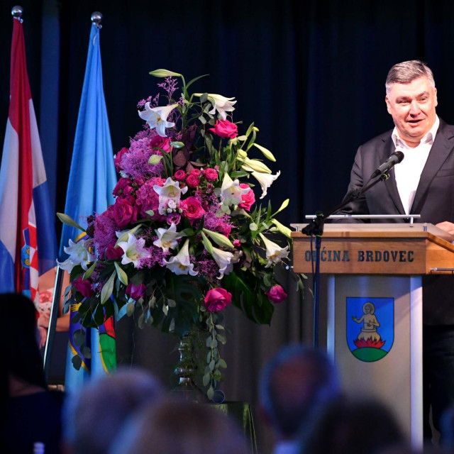 Predsjednik Zoran Milanović sudjelovao je na svečanoj sjednici Općinskog vijeća Općine Brdovec