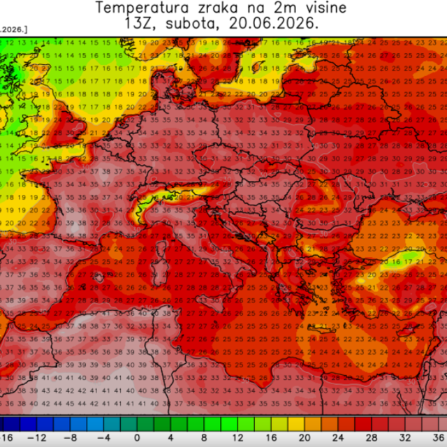 Temperature će ići do 35