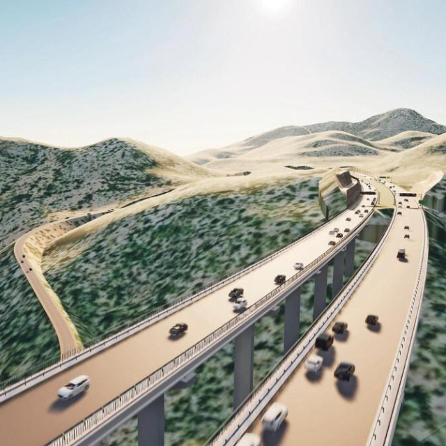 Vizual: autocesta za Dubrovnik
