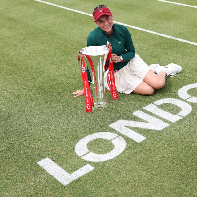 Trofej, London i trava - nema boljeg za Donnu Vekić