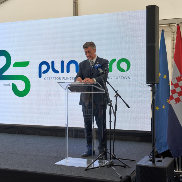 Predsjednik Vlade Republike Hrvatske Andrej Plenković na prigodnoj svečanosti u Zaboku