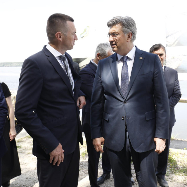 Predsjednici DP-a i HDZ-a: Ivan Penava i Andrej Plenković