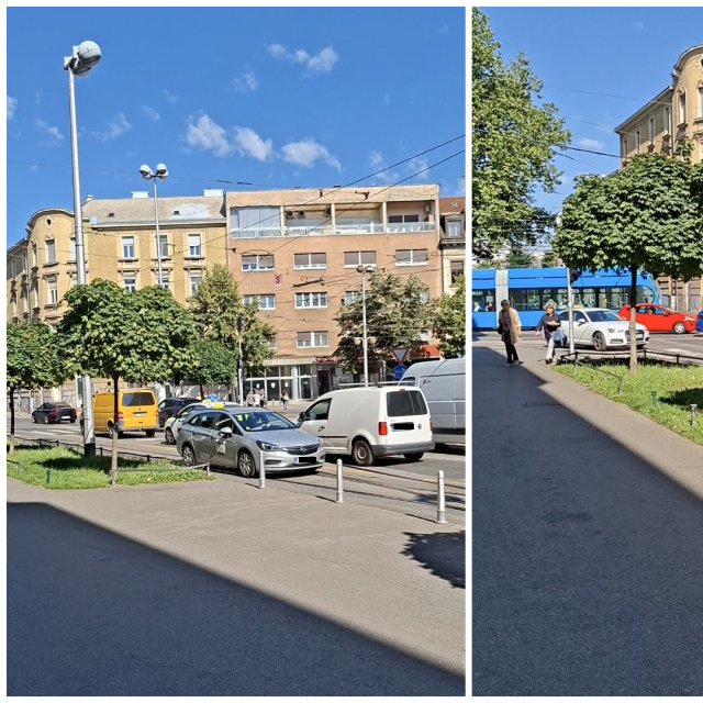 Iako taksiji smiju voziti po žutim trakama, ta im je privilegija uskraćena u Vodnikovoj